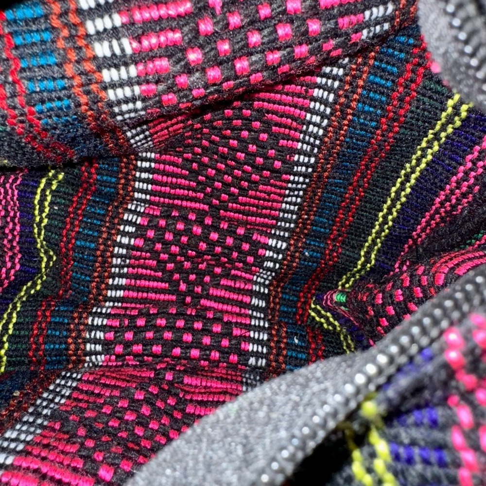 NWOT LILLO MADE IN MEXICO BAG colors are pink blue green yellow and black - Picture 11 of 11